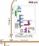 1 РКБ, Республиканская Клиническая больница 1. Схема проезда.